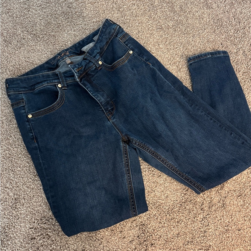 Melissa McCarthy Seven7 Dark Blue Denim Jeans